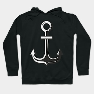 Vintage Anchor graphic design. Hoodie